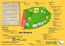 Plakat zum Schopffest mit den einzelnen Angeboten: 

Weinstand; Cocktailstand; Jugendfeuerwehr mit Crepes, Eis am Stiel, Süßigkeitenbar;
Jugend Schützen_Musikverein mit Spiel und Spaß; Gemeinwesenarbeit mit Spieleangebote für Kinder und Jugendliche; Schützen-Musikverein mit Grillwurst, Currywurst, Pommes, Chicken Nuggets, Curly Fries; Angelsportverein mit Fisch-Knusperle und Gebackener Forelle; Sportverein mit Gyros, Flammenkuchen und Rindfleisch mit Merrettich; Freiw. Feuerwehr mit Rollbraten, Grillschnitzel, Merquez, KnoblauchChampignons und Veggialarm; MGV mit Frikadellenweg, Lachsbrötchen, Antipasto Misto Teller und Bad. Sauerbraten und Rinderzunge; LandFrauen mit Kaffee und Kuchen; Hüpfburg am Sonntag