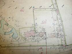 Ausschnitt aus historischem Plan des Tiergeheges bzw. des Stadparks Lahr