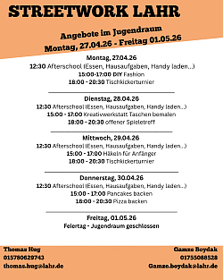 Programm Woche 2
