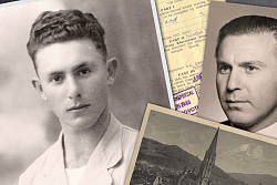 Die VHS Lahr zeigt einen Film über Günther Stein. Das Bild ist eine Bildmontage bestehend aus zwei Portraitaufnahmen Günther Steins aus seiner Jugendzeit im Kibbuz und aus den 70ern, einer Postkarte seines Geburtsortes Freiburg mit dem Motiv des Freiburger Münsters und seinem Entlasszeugnis aus der englischen Armee aus dem Jahr 1946. 
