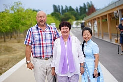 Manne Lucha zu Besuch in Lahr auf der Landesgartenschau