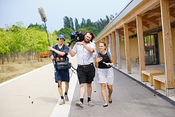 Manne Lucha zu Besuch in Lahr auf der Landesgartenschau