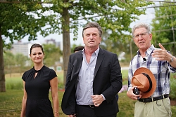 Manne Lucha zu Besuch in Lahr auf der Landesgartenschau