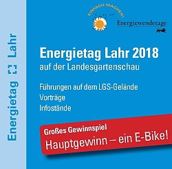 Energietag 2018 Flyer Vorderseite