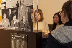 Zu sehen ist ein Teil der Industriegeschichte-Dauerausstellung im Stadtmuseum Lahr.