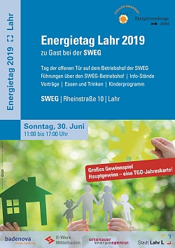 Plakat des Energietags 2019 - zu Gast bei der SWEG