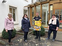 Gruppenbild vin Team aus dem Info- und Servicebüro