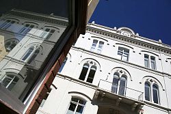 Schrägansicht Haus zum Pflug