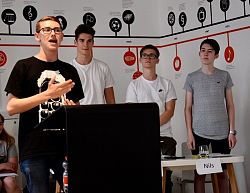 Eines der Highlights am Internationalen Museumstag im Stadtmuseum: Das Debating mit Schülern des Scheffel-Gymnasiums Lahr.