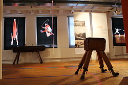 Sportgeräte im Lahrer Stadtmuseum Tonofenfabrik