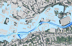 Hochwassergefahrenkarte auf der Internetseite des Ministeriums für Umwelt, Klima und Energiewirtschaft Baden-Württemberg&#13;&#10;