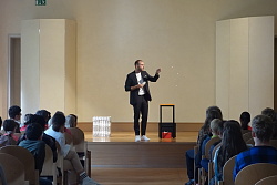 Nikolai Striebel bei seinem Auftritt