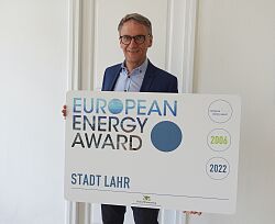 EEA European Energy Award 2022 Oberbürgermeister Ibert