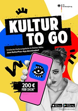 Werbekampagne für das Kultur to go Projekt 