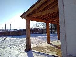 Römeranlage im Bürgerpark im Winter