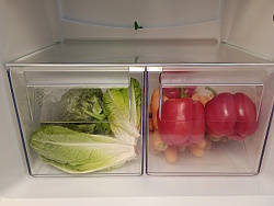 Klimatipp voller Kühlschrank Gemüse