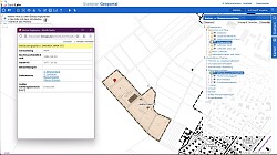 Beispiel für einen Bebauungsplan im digitalen Stadtplan