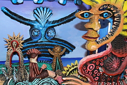 Buntes und fantasievolles Bild von Jaime Makinde