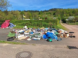 Wilde Sperrmülldeponie im Ernet