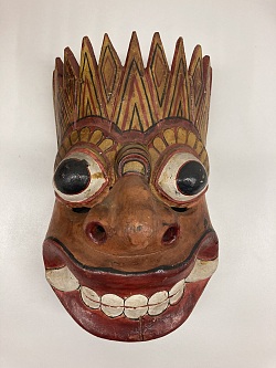 Unbekannte Maske aus Asien aus der stadtgeschichtlichen Sammlung