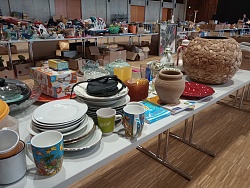 Warentauschtag in der Ortenauhalle im März 2025