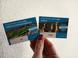 Jahreskarten für die Stadtpark-Saison 2026 