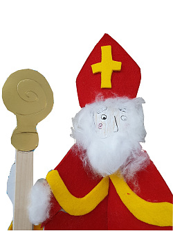 Selbstgebastelter Nikolaus: Am Freitag, 5. Dezember 2025, erzählt der legendäre Bischof aus Myra im Foyer der Tonofenfabrik Kindern ab drei Jahren Geschichten aus seinem Leben.