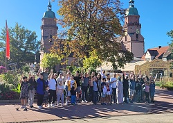 Die Ehrenamtliche des Interkulturellen Gartens Lahr bei einer gemeinsamen Exkursion zur Gartenschau „X-Tal“ 2025 in Freudenstadt-Baiersbronn