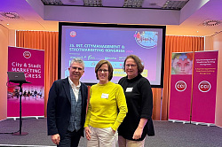 Thomas Egger, Martina Mundinger und Friederike Ohnemus (von links)