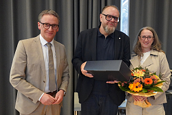 Von links: Oberbürgermeister Markus Ibert, Erster Bürgermeister Guido Schöneboom, Tanja Bohn. 