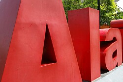 Großaufnahme Schriftzug Alajuela