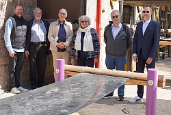 Das Foto zeigt von links: Fabian Rossmanith, Reinhard Teufel, Richard Sottru, Monika Hiller, Rudolf Dörfler, Simon Schwab