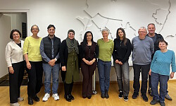 Gruppenbild mit Sprecherinnen, Sprechern und Vertretern der städtischen Beiräte