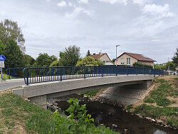 Neue Brücke in der Kruttenaustraße Lahr über die Schutter