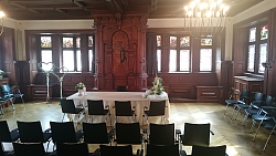 Ansicht des Alten Ratssaal von hinten