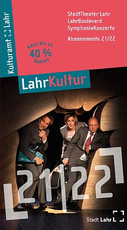 Titelbild der neuen Broschüre für das Kultur-Abo-Programm.