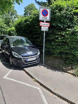 Auto im Parkverbot