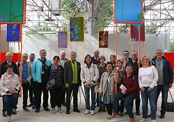 Gruppenbild der Lahrer Delegation auf der Bundesgartenschau in Heilbronn.