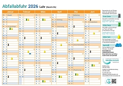 Abfuhrkalender Lahr 2026
