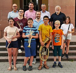 Gruppenbild Bläserorchester