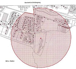 Bombenfund Hohbergweg Evakuierungsradius