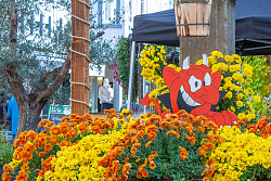 Chrysanthema 2025 Rosenbrunnen, Die Sage vom Schloss Fleckenstein