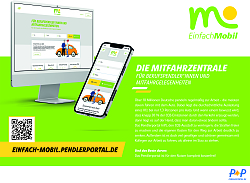 Plakat der Aktion für neues Pendlerportal