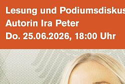 Lesung mit Ira Peter: &#34;Deutsch genug? Warum wir endlich über Russlanddeutsche sprechen müssen&#34;. Am Donnerstag, 25.06.2026 um 18:00 Uhr im Stadtmuseum Lahr