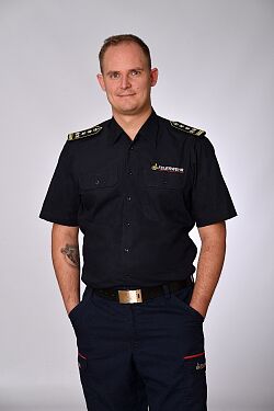 Georg Schinke in Dienstkleidung