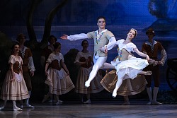 Szenenausschnitt des Ballettstückes Giselle