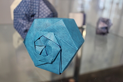Origami-Schachtel blau