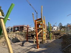 Foto des künftigen Spielplatzes