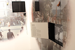 Blick in die Ausstellungseinheit &#34;Nationalsozialismus&#34;.