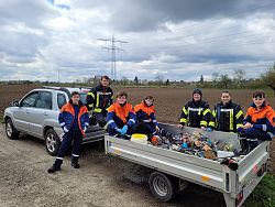 Gruppenbild der Jungfeuerwehr aus Kippenheimweiler und Langenwinkel